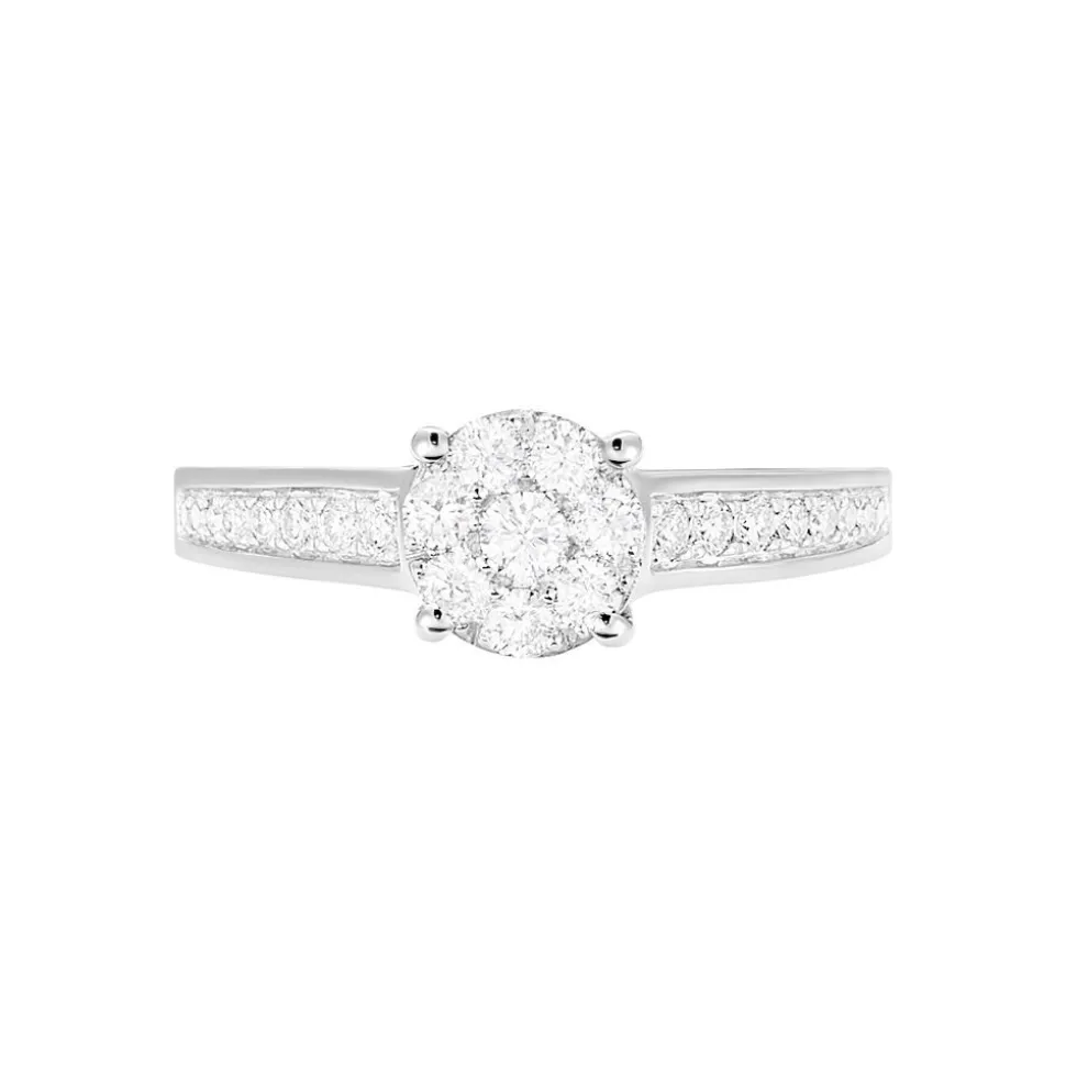 Bague Celia Or Blanc Diamant