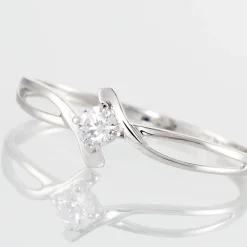 Bague Chamirame Or Blanc Oxyde De Zirconium|Marc Orian Clearance