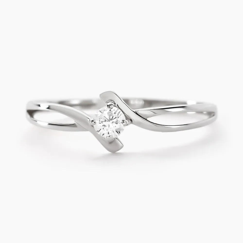 Bague Chamirame Or Blanc Oxyde De Zirconium|Marc Orian Clearance
