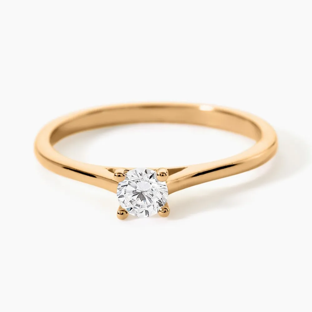 Bague Charlaine Plaqué Or Jaune Oxyde De Zirconium|Marc Orian Online