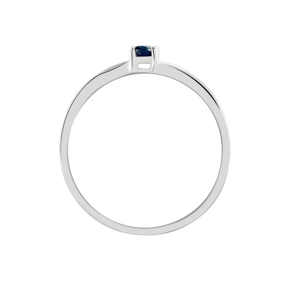 Bague Charmante Or Blanc Saphir Et Diamant|Marc Orian Sale
