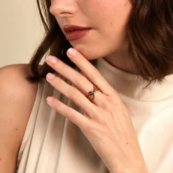 Bague Cherish Acier Jaune|Marc Orian Best