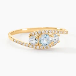 Bague Chloe Or Jaune Topaze Et Oxyde De Zirconium|Marc Orian Best