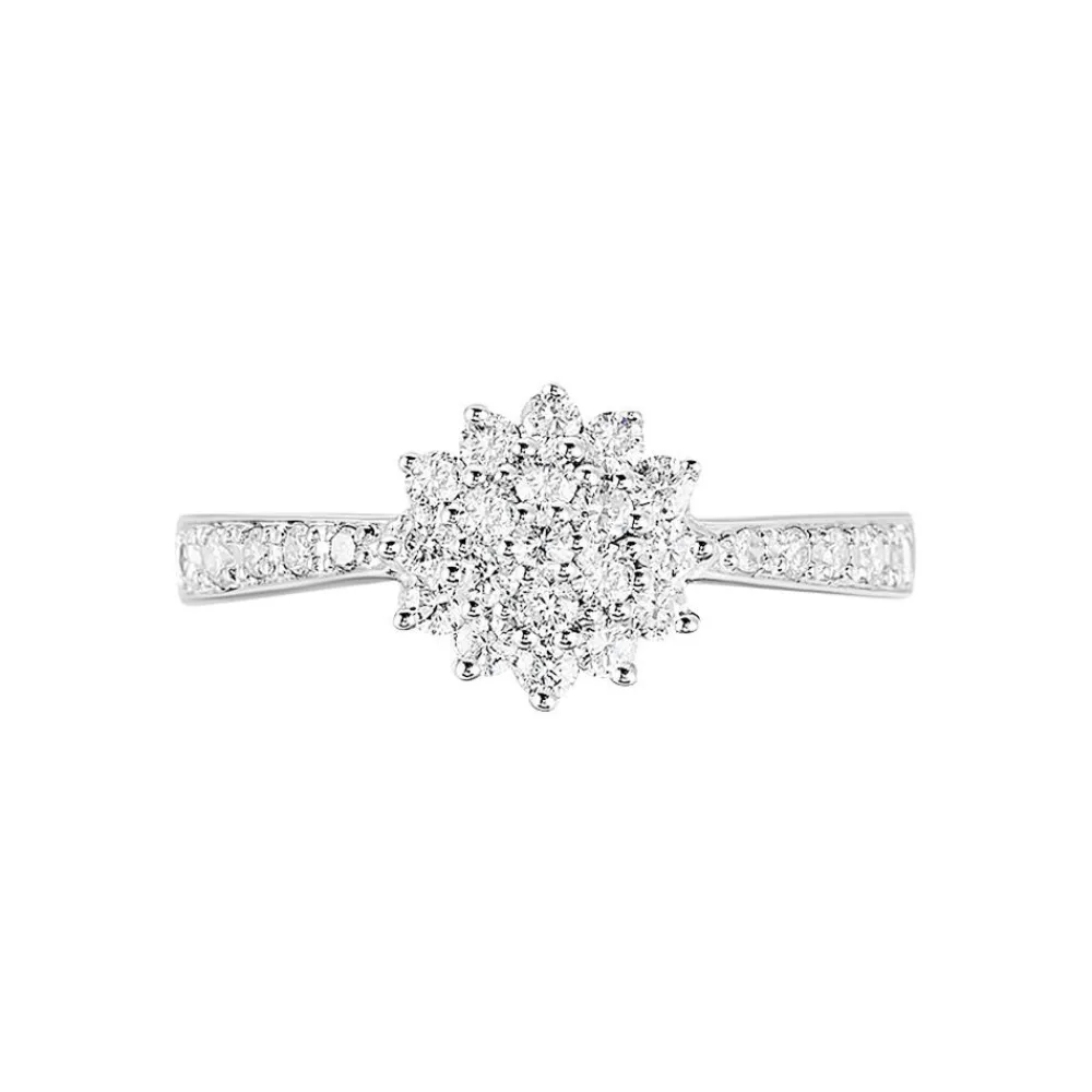 Bague Chou Or Blanc Diamant|Marc Orian Online