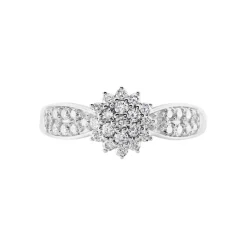 Bague Chouvia Or Blanc Diamant Synthétique