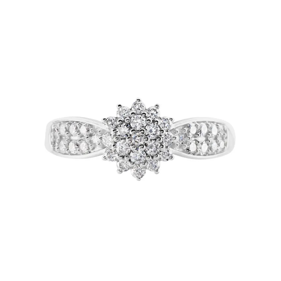 Bague Chouvia Or Blanc Diamant Synthétique