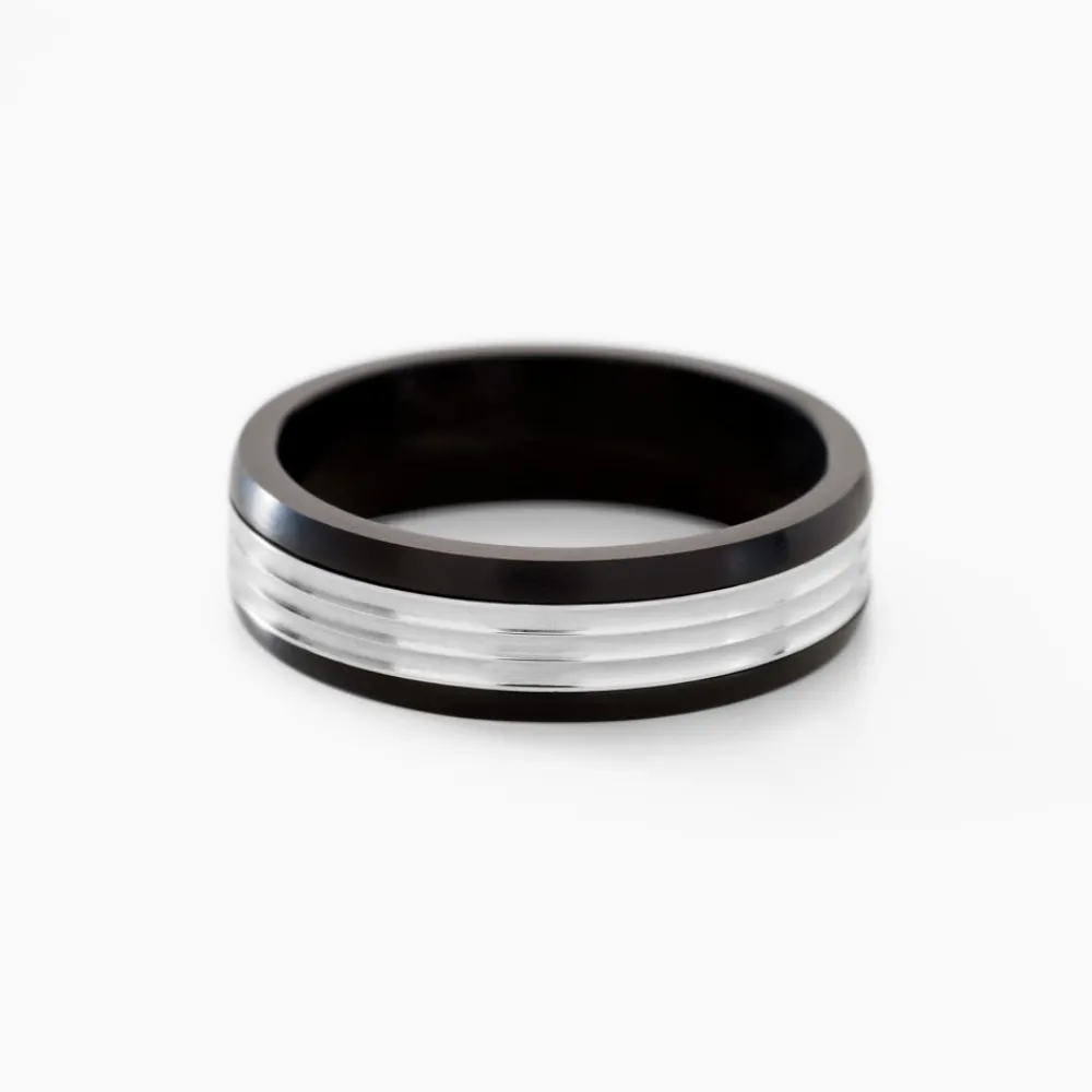 Bague Christell Acier Blanc|JOURDAN Hot