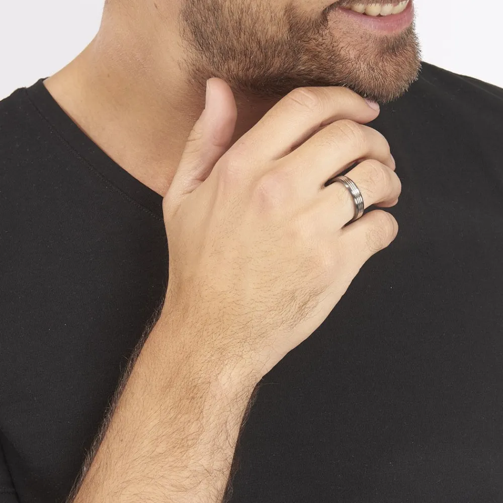 Bague Christell Acier Blanc|JOURDAN Hot