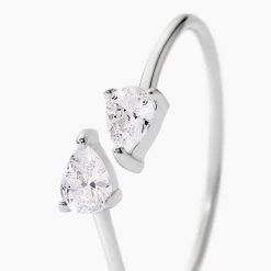 Bague Cinzia Argent Blanc Oxyde De Zirconium|Marc Orian Outlet