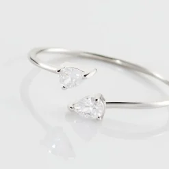 Bague Cinzia Argent Blanc Oxyde De Zirconium|Marc Orian Outlet