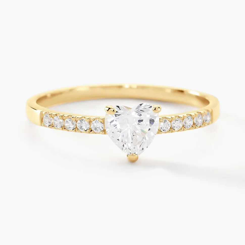 Bague Ciriaco Or Jaune Oxyde De Zirconium