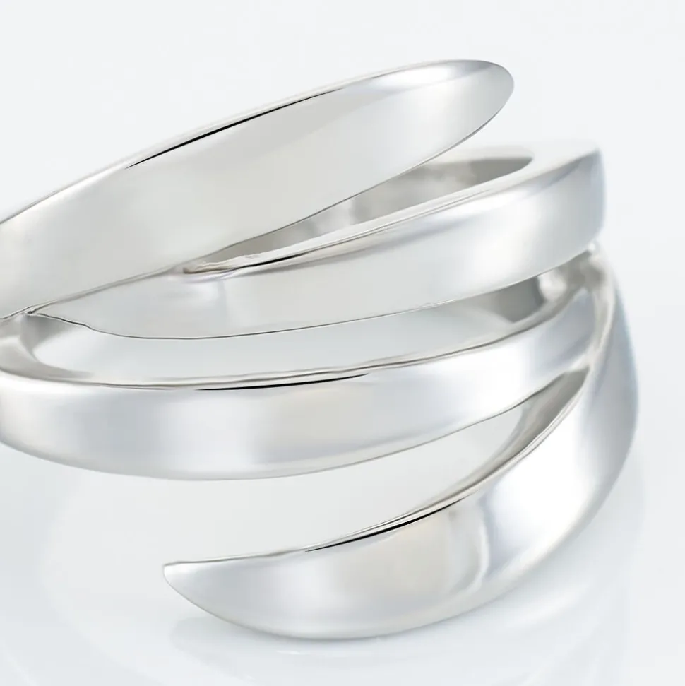 Bague Cleia Acier Blanc