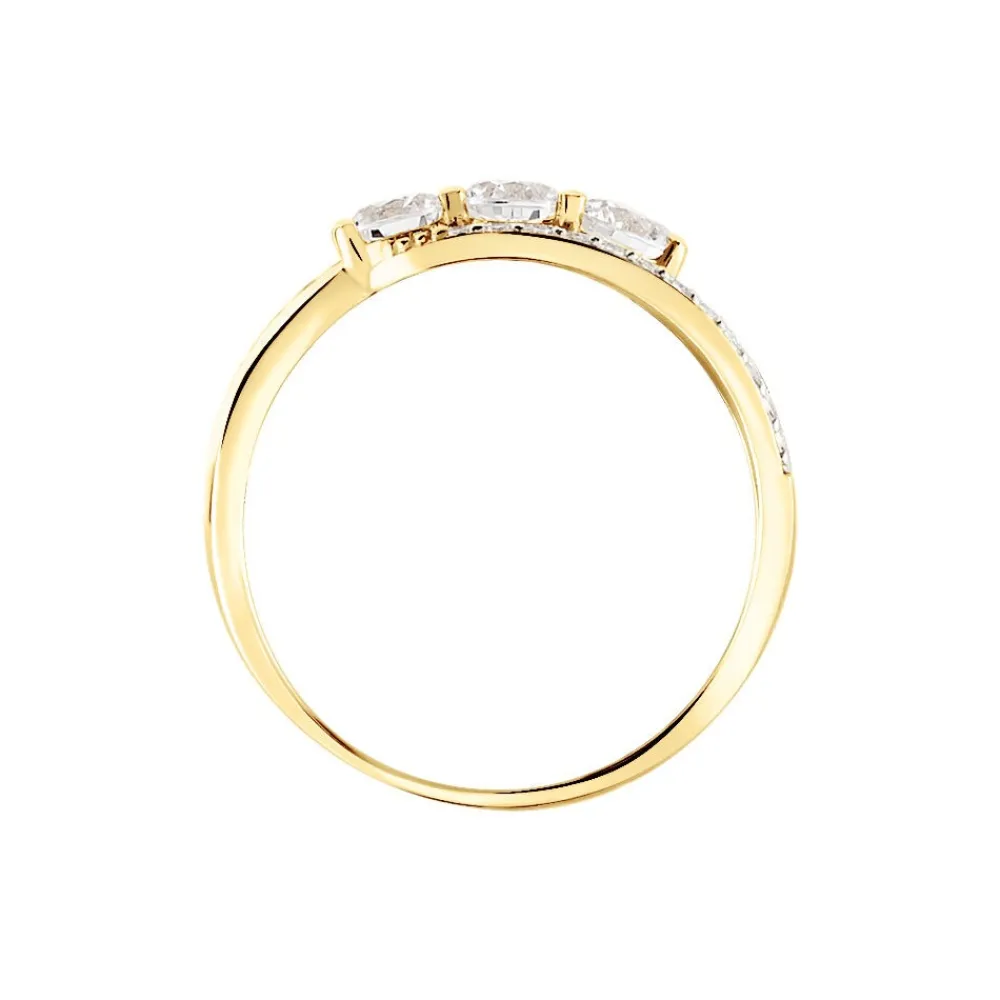 Bague Comete Or Jaune Oxyde De Zirconium|Marc Orian Discount