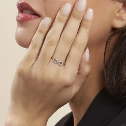 Bague Davila Argent Blanc Oxyde De Zirconium