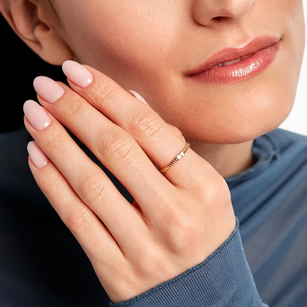Bague Delphina Plaqué Or Jaune Oxyde De Zirconium|Marc Orian