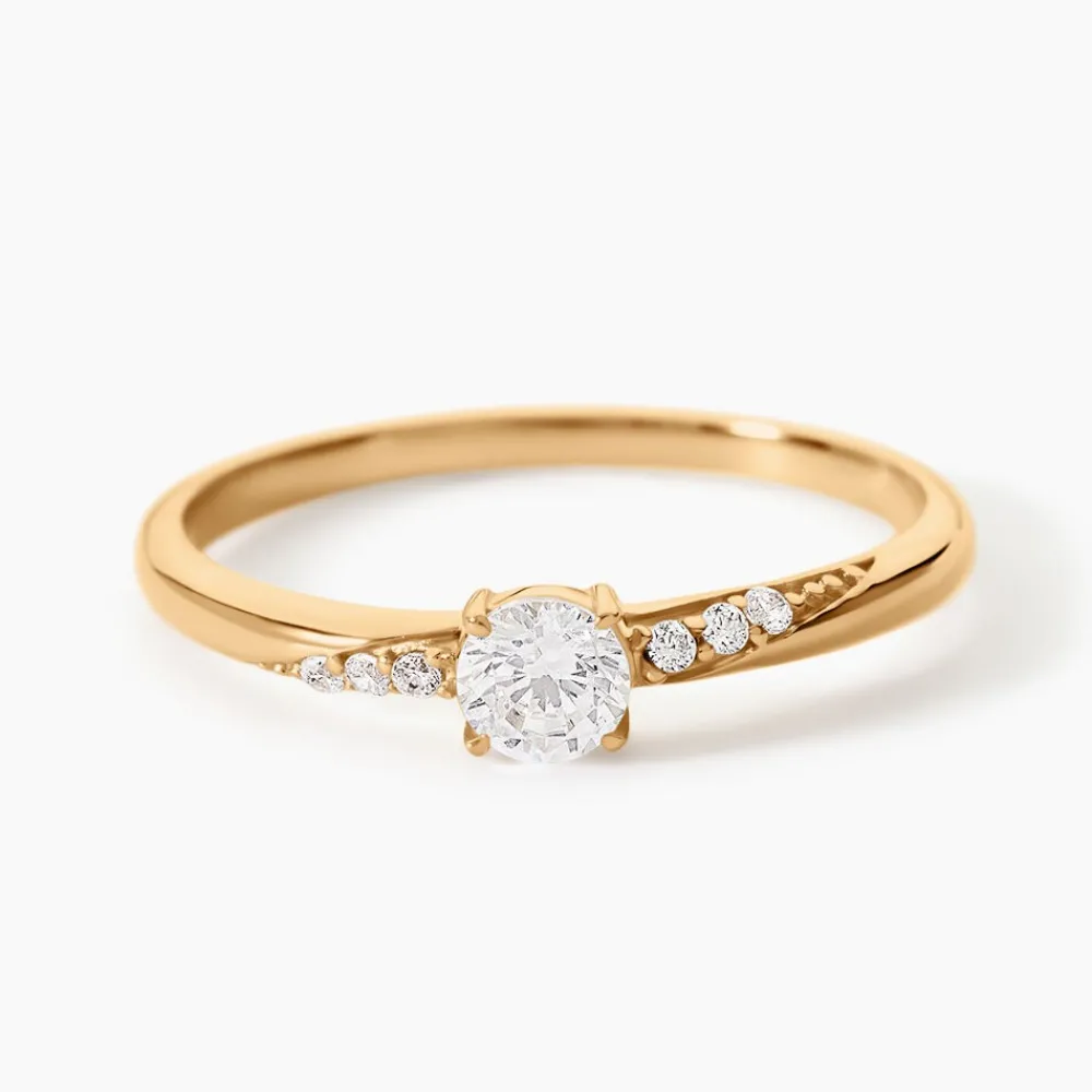 Bague Delphina Plaqué Or Jaune Oxyde De Zirconium|Marc Orian