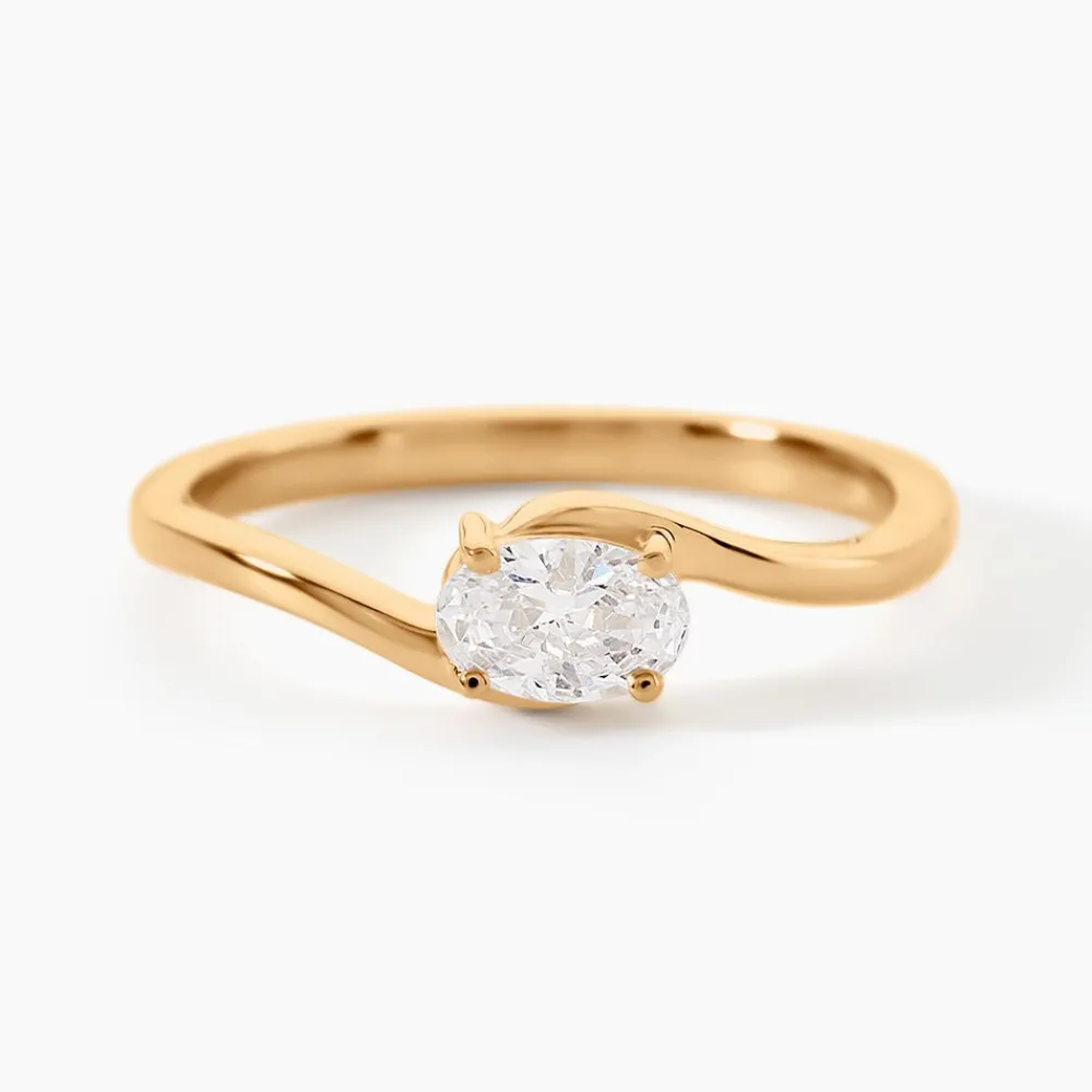 Bague Diandra Plaqué Or Jaune Oxyde De Zirconium|Marc Orian Sale