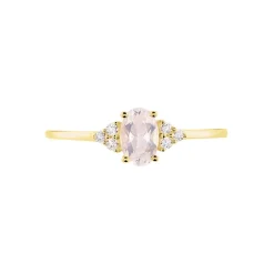Bague Diapre Or Jaune Quartz Oxyde De Zirconium|Marc Orian