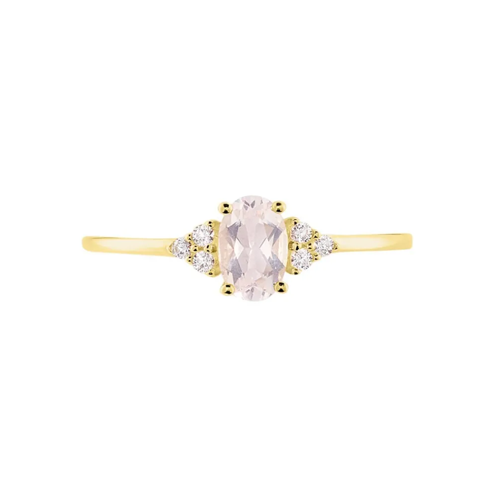 Bague Diapre Or Jaune Quartz Oxyde De Zirconium|Marc Orian