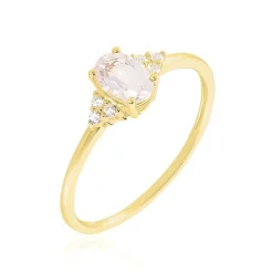 Bague Diapre Or Jaune Quartz Oxyde De Zirconium|Marc Orian