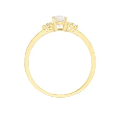 Bague Diapre Or Jaune Quartz Oxyde De Zirconium|Marc Orian