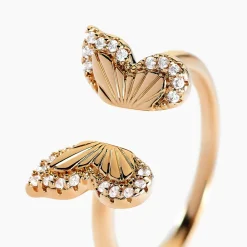 Bague Dixie Plaqué Or Doré Oxyde De Zirconium|Marc Orian Hot