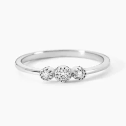 Bague Donya Argent Blanc Oxyde De Zirconium|Marc Orian