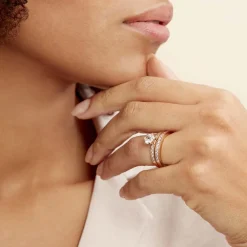 Bague Double Jeu De Zirconium|Marc Orian Hot