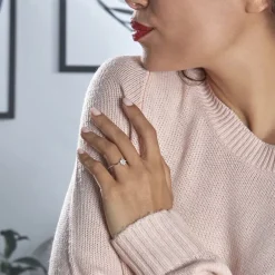 Bague Eclat Argent Blanc Oxyde De Zirconium|Marc Orian Discount