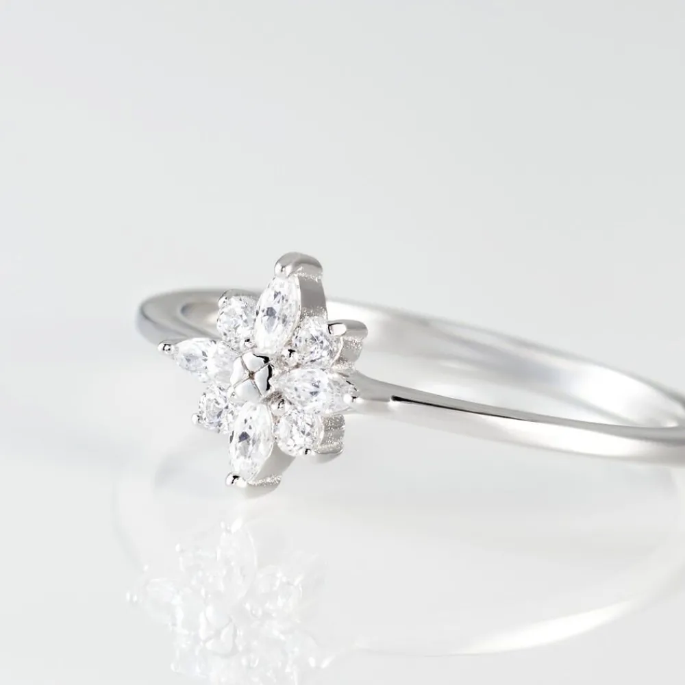 Bague Eclat Argent Blanc Oxyde De Zirconium|Marc Orian Discount