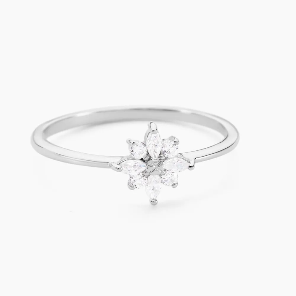 Bague Eclat Argent Blanc Oxyde De Zirconium|Marc Orian Discount