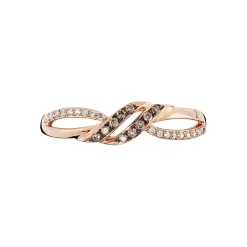 Bague Edem Or Rose Diamant