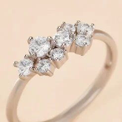 Bague Eden Argent Blanc Oxyde De Zirconium