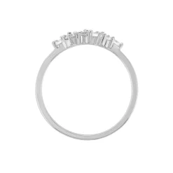 Bague Eden Argent Blanc Oxyde De Zirconium