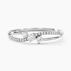 Bague Edwige Or Blanc Oxyde De Zirconium|Marc Orian Discount