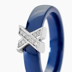 Bague Edwin Argent Blanc Céramique Oxyde|Marc Orian Clearance