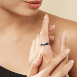 Bague Edwin Argent Blanc Céramique Oxyde|Marc Orian Clearance