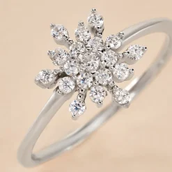 Bague Effie Argent Blanc Oxyde De Zirconium