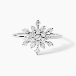 Bague Effie Argent Blanc Oxyde De Zirconium