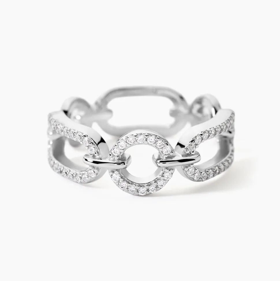 Bague Ela Argent Blanc Oxyde De Zirconium