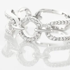Bague Ela Argent Blanc Oxyde De Zirconium