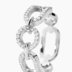 Bague Ela Argent Blanc Oxyde De Zirconium