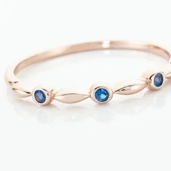 Bague Ellena Argent Rose Oxyde De Zirconium