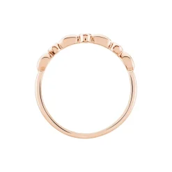 Bague Ellena Argent Rose Oxyde De Zirconium