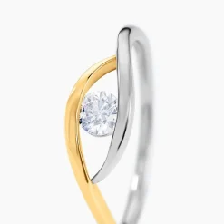 Bague Elmie Or Jaune Argent Blanc Oxyde De Zirconium|Marc Orian Discount