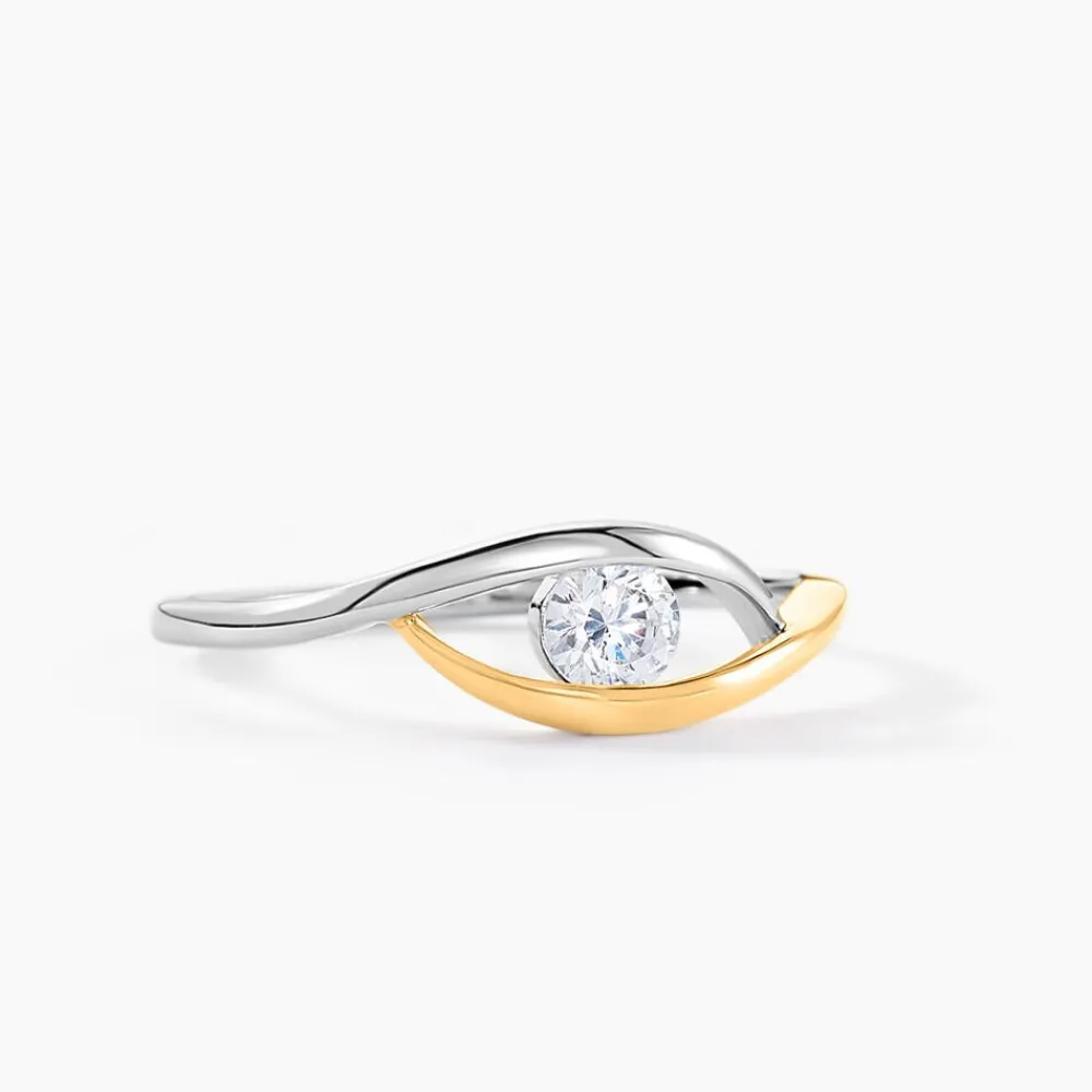 Bague Elmie Or Jaune Argent Blanc Oxyde De Zirconium|Marc Orian Discount