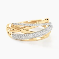 Bague Elodea Or Jaune Diamant