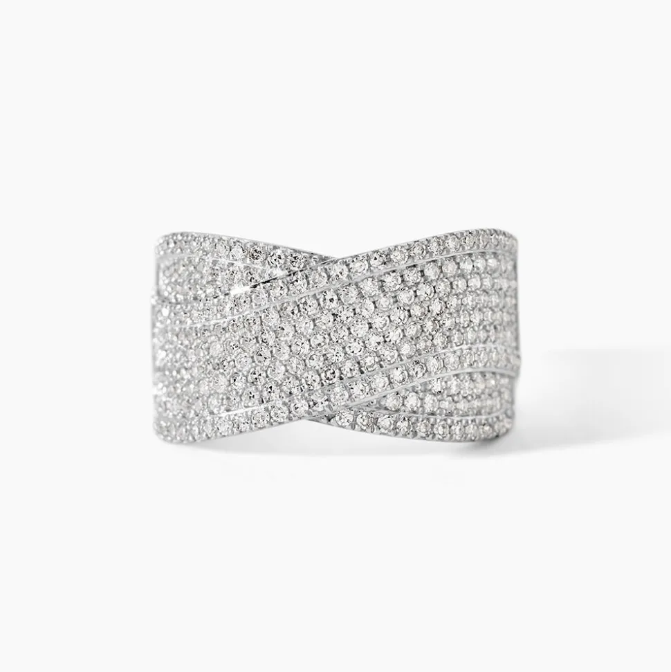 Bague Elyne Or Blanc Diamant