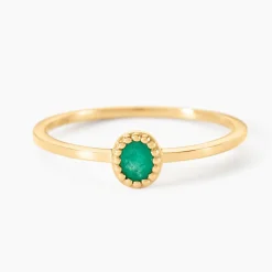 Bague Emaria Or Jaune Emeraude|Marc Orian Discount