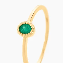 Bague Emaria Or Jaune Emeraude|Marc Orian Discount